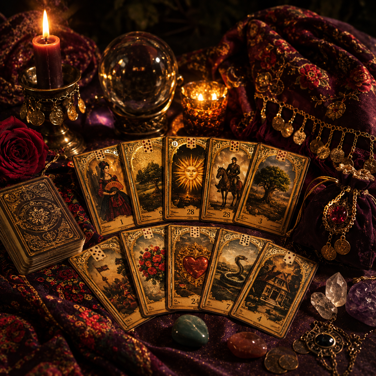 🌹 CURSO DE FORMAÇÃO EM BARALHO CIGANO 🔮 2026